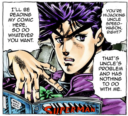 outofcontextjojo:What the hell, Joseph  The greatest nephew