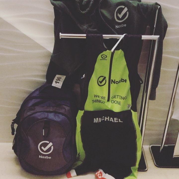 Getting ready for tomorrow’s action! #NozbeTriathlonTeam - @nozbe’s gear prepared for yet another exciting #triathlon #Olympic #distance #race #swim 🏊 #bike 🚲 and #run 🏃 ! Wish me luck! We’re not only #GTD getting things done. We’re also getting...