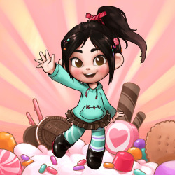 fandoms-females:  ER #4 - Princess of Sweets ( vanellope_by_grooooovy )  &lt;3