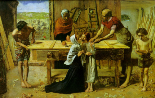 Christ in the House of His Parents, 1849, John Everett MillaisMedium: oil,canvas