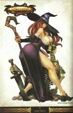 mlle-imandeus:Sorceress Dragons Crown Art