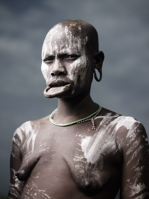Ethiopian Mursi girl, by Joey L.