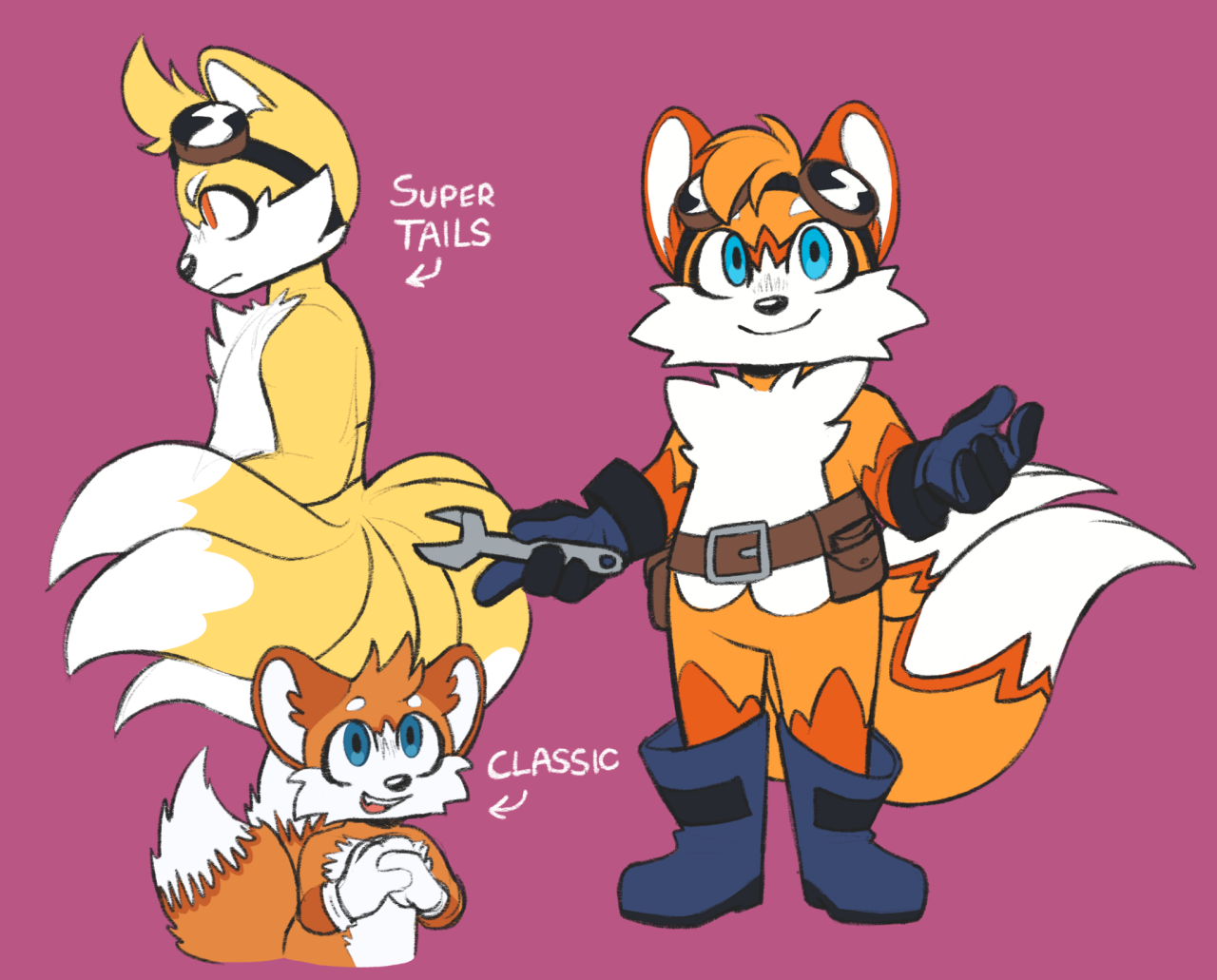 Super Tails! by RonnieFoxxe on Sketchers United