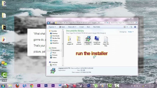 vegas pro 12 keygen wont start