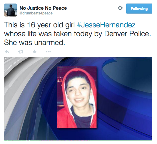 socialjusticekoolaid:  Brown Lives Matter (1/27/15): The police have done it again.