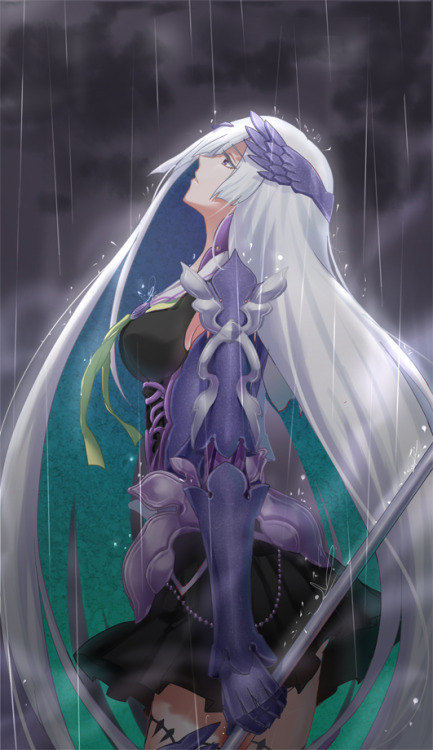 whentheyart:    雨  by Rokugatu ※Permission to reprint this was given by the artist. Please do not repost without the artist’s permission. If you liked this fanwork, do take the time to rate and bookmark the original work. 