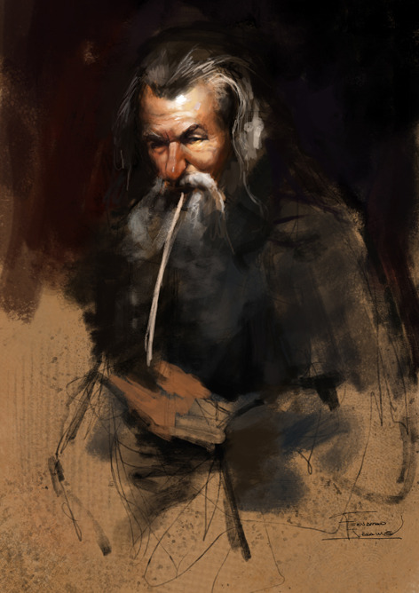 lohrien:  Tolkien Illustrations by Fernando Issamo