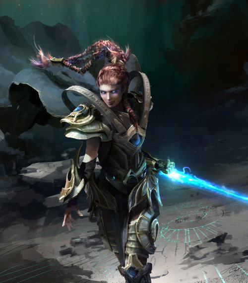 Queen of blades. An alternate history, where Kerrigan was captured by the Protoss instead of the Zer