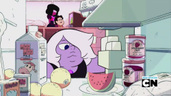 dundeey:  did amethyst just eat that watermelon