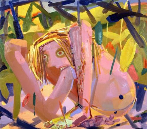 artstoria:Dana Schutz, Self Eater, 2003