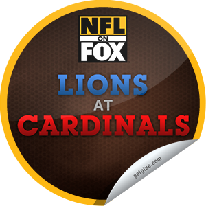      I just unlocked the NFL on Fox 2013: Detroit Lions @ Arizona Cardinals sticker