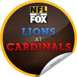      I Just Unlocked The Nfl On Fox 2013: Detroit Lions @ Arizona Cardinals Sticker