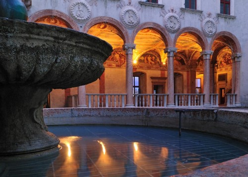 La Loggia del Romanino nel Castello del Buonconsiglio di Trento