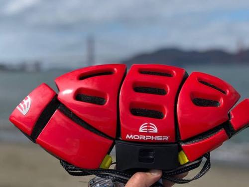 A Morpher foldable bike helmet is perfect for commuters who don’t want to carry a cycle helmet around with them when they are not cycling. It’s foldable and takes up hardly any space compared to a full sized bike helmet.