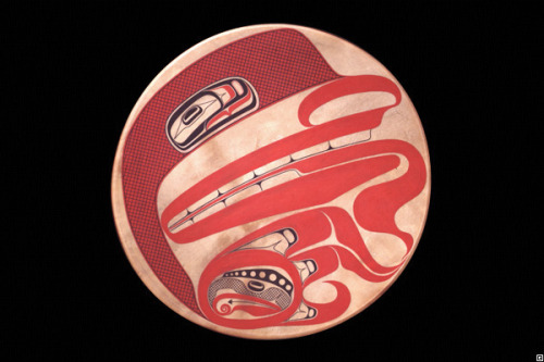 Robert Davidon (series of drums from 1990 - present)A Northwest Cost Native of Haida and Tlingit des