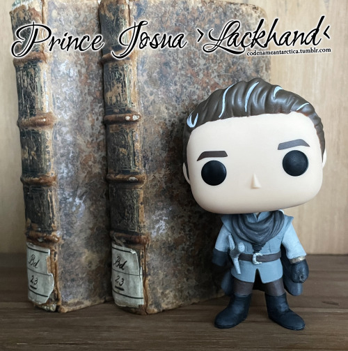 Prince Josua “Lackhand” of Erkynland - Custom Funko Popwith old books because he’d trade in his crow