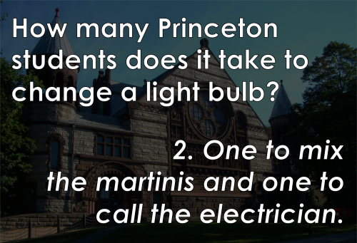 The Ivy League + Light Bulb Jokes 
