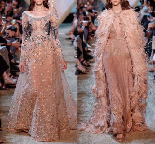 Elie Saab Haute Couture Fall/Winter 2017.Paris Fashion Week.