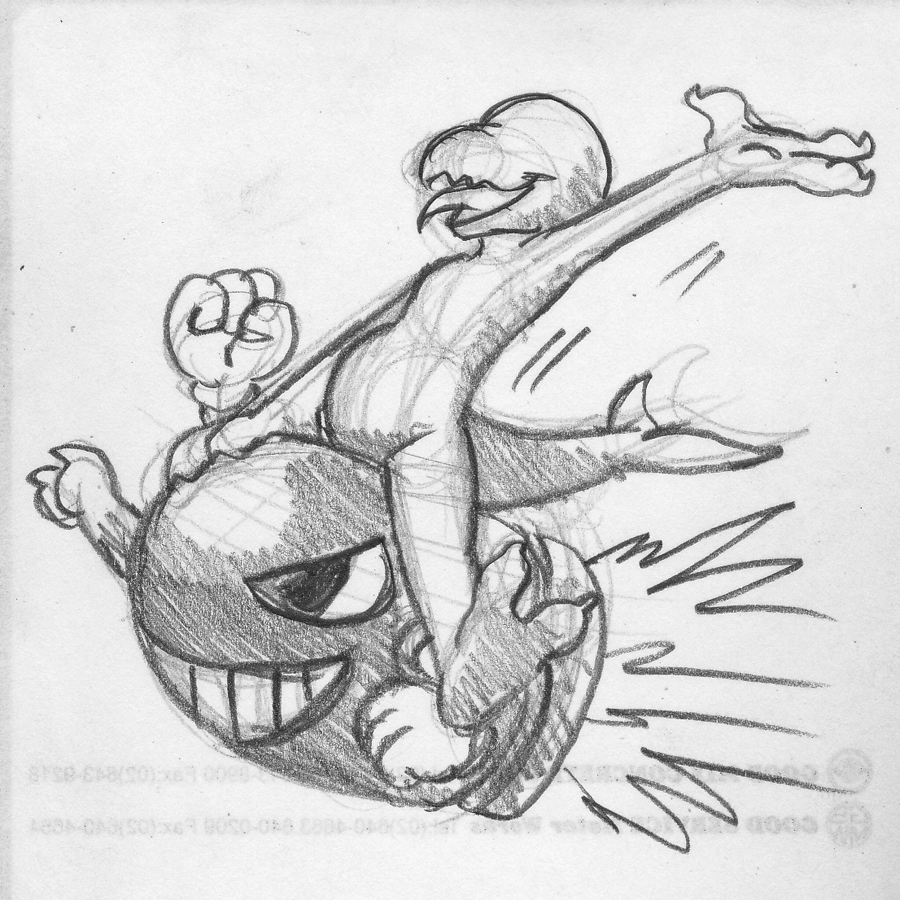 izzyink:  •  GLATZIN •  I doodled these for my friend Finn Fann on my spare time,