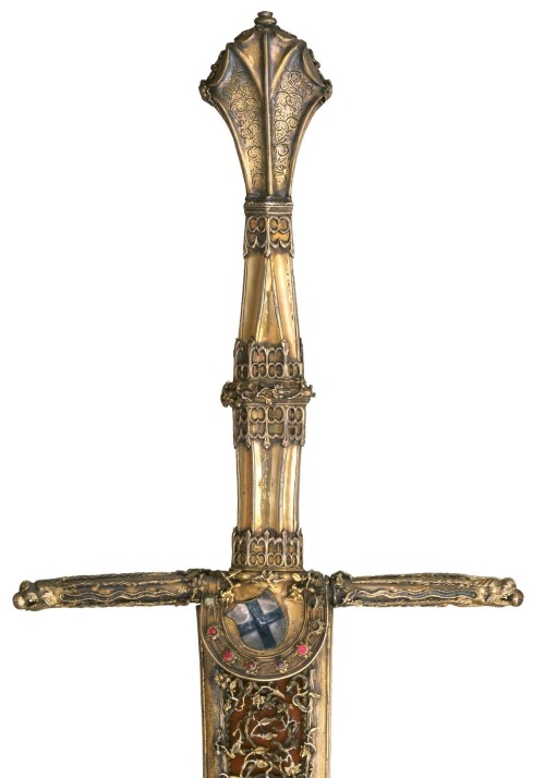 malleusmartialis:art-of-swords:Electoral Sword of the Archbishop of CologneDated: 1450 - 60Culture: 