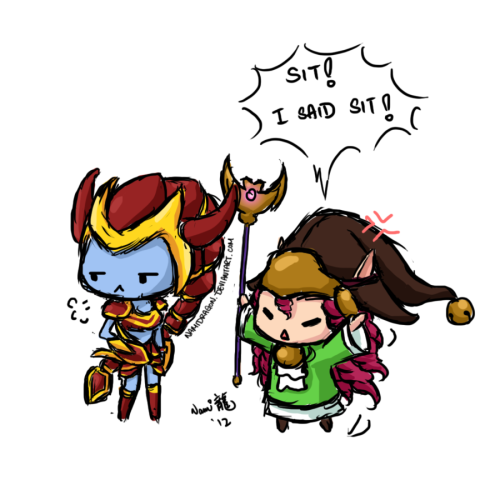 LoL - Shyvana too hard to train&hellip; by NamiDragon