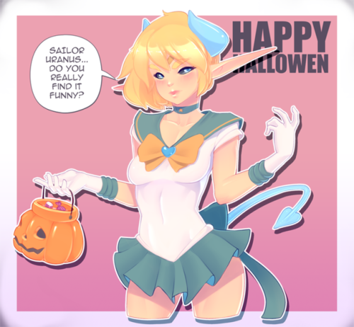 Evangeline Uranus… :ST.T this picture supposed to be up the past Halloween, but my ISP betrayed me… anyway I hope you had fun 