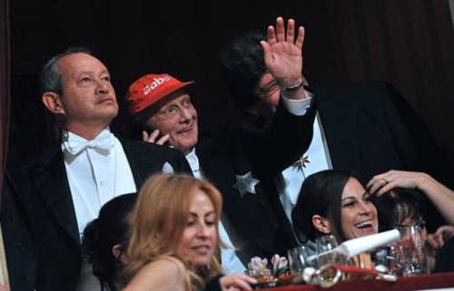 romeorosso: Niki Lauda attends the traditional Vienna Opera Ball at the Vienna State Opera on Februa