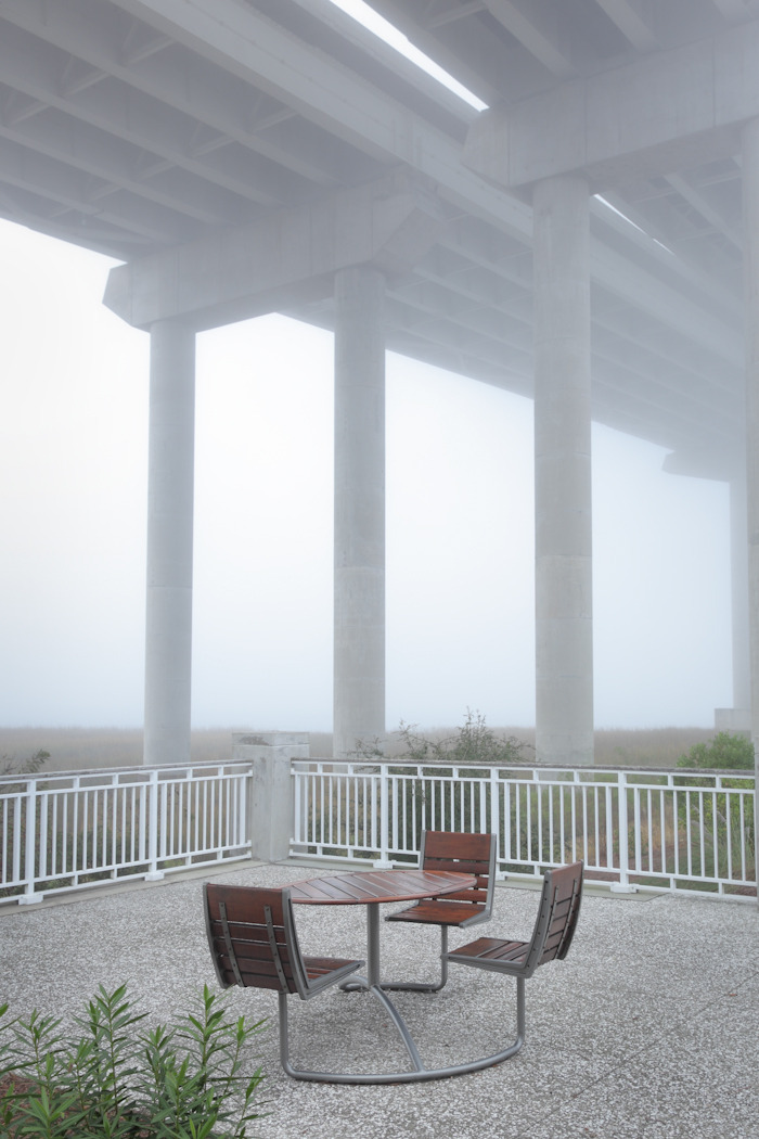 house-of-gnar:  hueandeyephotography:  Table Beneath the Ravenel Bridge, Mt. Pleasant,