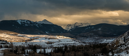 Gloomy skies over the northern Sawatch. 