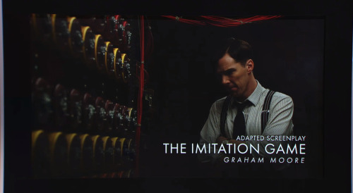 youcantbepreparedforeverything:The Imitation GameThe 87th Academy Award Nominations for the 2015 Osc