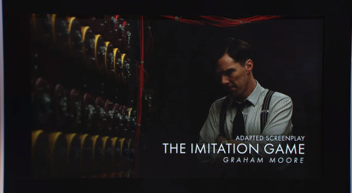 youcantbepreparedforeverything: The Imitation Game The 87th Academy Award Nominations for the 2015 O