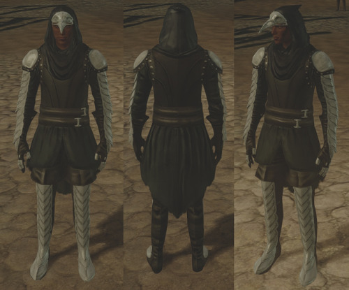 samsdaomods:Crow Assassin’s Armor for Zevran By ThemiscyraDOWNLOAD