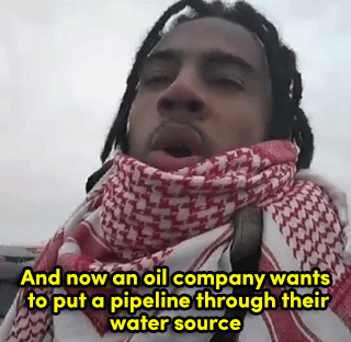 the-movemnt:Vic Mensa shows solidarity with #NoDAPL protesters in the best way possiblefollow @the-m