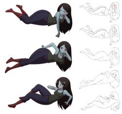 chillguydraws: mikeinelart:   “Marceline” as 2D sprite artworks used in the fan game.PSD file and Sprite Asset are available in my Patreon.    Das alot of hip  ;9
