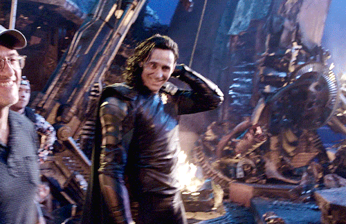tomhiddleston-loki:Tom Hiddleston on the set of Avengers: Infinity War