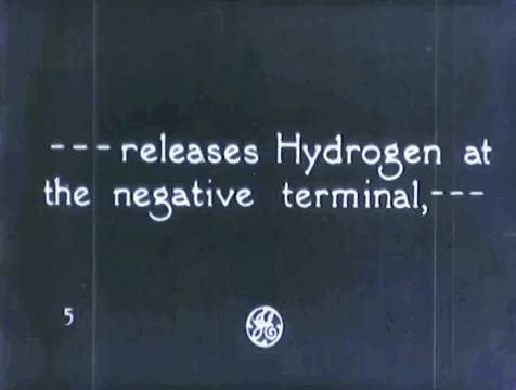 jtotheizzoe:  generalelectric:  Hydrogen and oxygen gases are produced using electrolysis in “Beyond The Microscope”, a science film about atoms made by GE in 1922.   These old films that GE has been putting on their Tumblr tell me that they basically