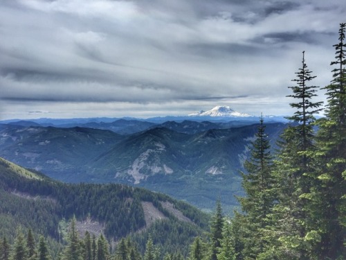 High atop a Cascade mountain in Washington