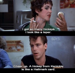 petiteestefania:  good-eeveening:  Grease (1978)  Jerks, jerks everywhere.