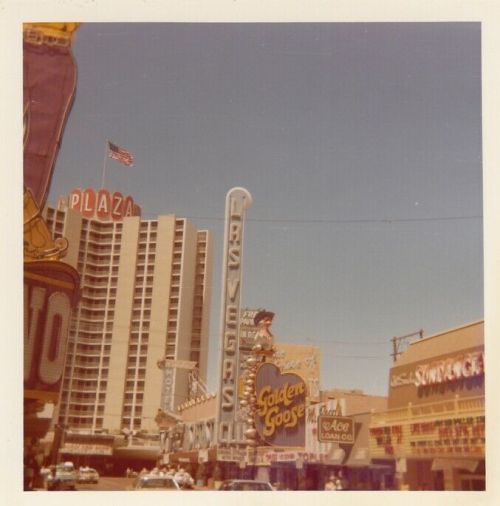 Downtown Las Vegas, c. July 1977Fremont St from 7th to Main. Low resolution scans from DS Memorabili