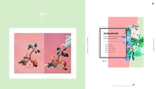 pohroro: 108. Theme - Floramour↳ Preview ▪ Code ( Wait for 5 seconds and click ‘Skip Ad’