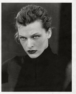 theaterforthepoor:  Milla Jovovich by Peter Lindbergh / 2000