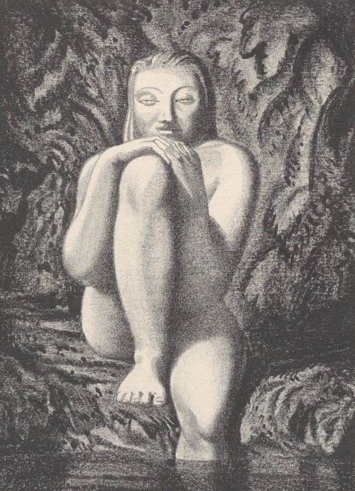 thatsbutterbaby:Rockwell Kent (American, 1882-1971), Susanna, 1929.