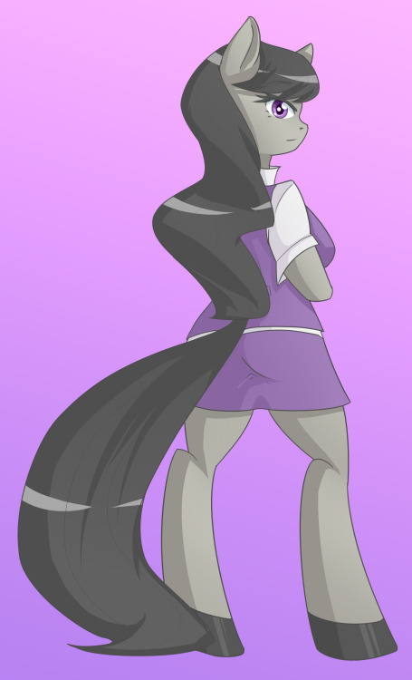 jonfawkes-art:  The many forms of Octavia. Decided to experiment with different stuff. I’ve never done anthro before, so why not? Dunno what this means yet. Maybe I’ll do more anthro stuff if people like anthro.  Ponies! And humans! And everything