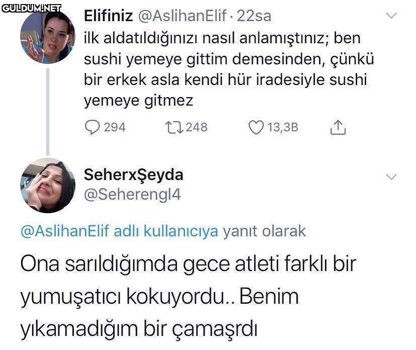 ilk aldatıldiğinizi nasıl...