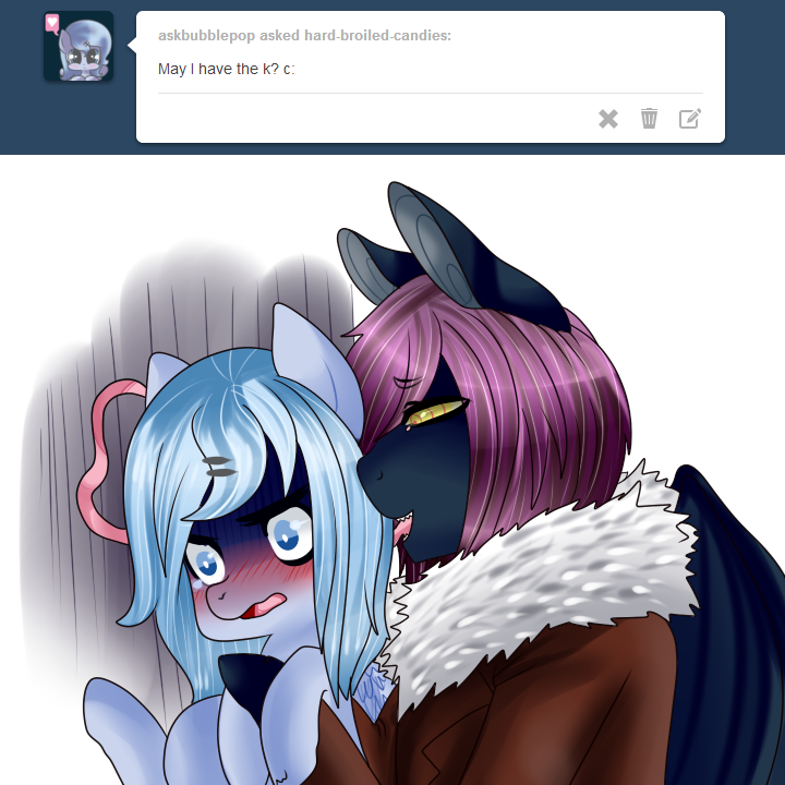 askbubblepop:  hard-broiled-candies:   17: Goofy Kiss Mod: Did you know bats have