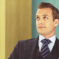 littlegirltree:#harvey specter being amused by mike ross