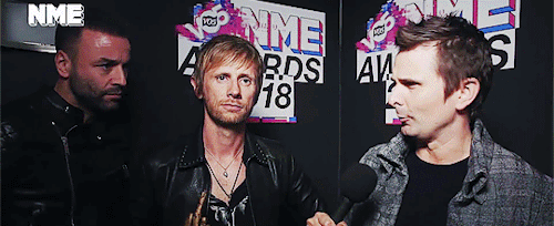 panisctation:Muse at the 2018 NME Awards