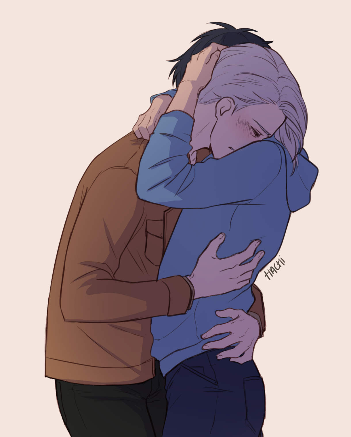 hachidraws: the way these two support each other makes me really emotional, there’s