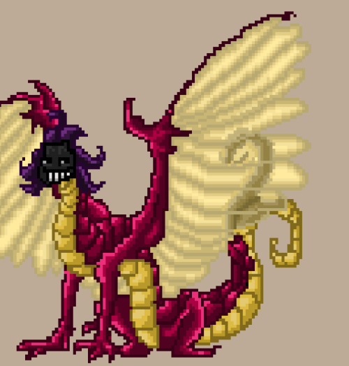 Its A Dragon, I Guess??? I Drew This Really Badly On Paper And Decided It Deserved A Digital Re-draw.