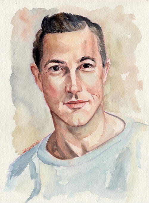 kamicokrolockportfolio: Gene Kelly. Watercolor 2018 Me on the web—-> Prints<society6.com/kami